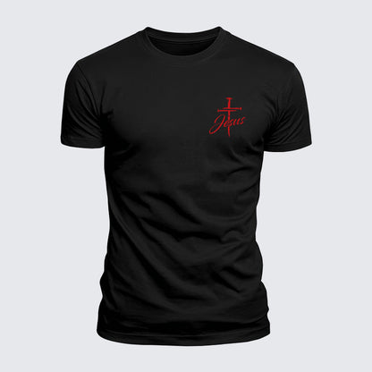 Luxe Mercerized Cotton Tee - Red Cross Jesus