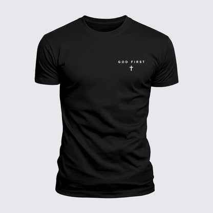 Luxe Mercerized Cotton Tee - God First