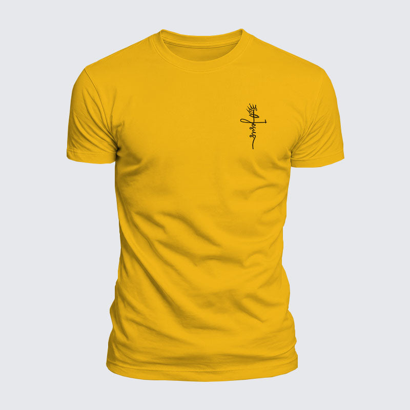 Luxe Mercerized Cotton Tee - Jesus Christ