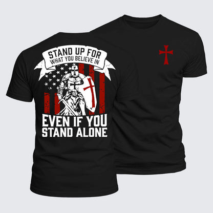 Luxe Mercerized Cotton Tee - Stand Up For What You Believe