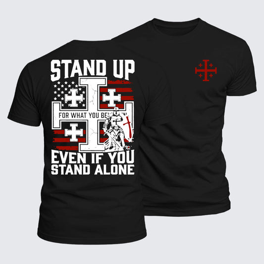 Luxe Mercerized Cotton Tee - Stand Up For What You Believe
