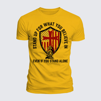 Luxe Mercerized Cotton Tee - Stand Up For What You Believe