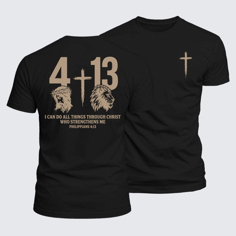 Luxe Mercerized Cotton Tee - All Things Through Christ