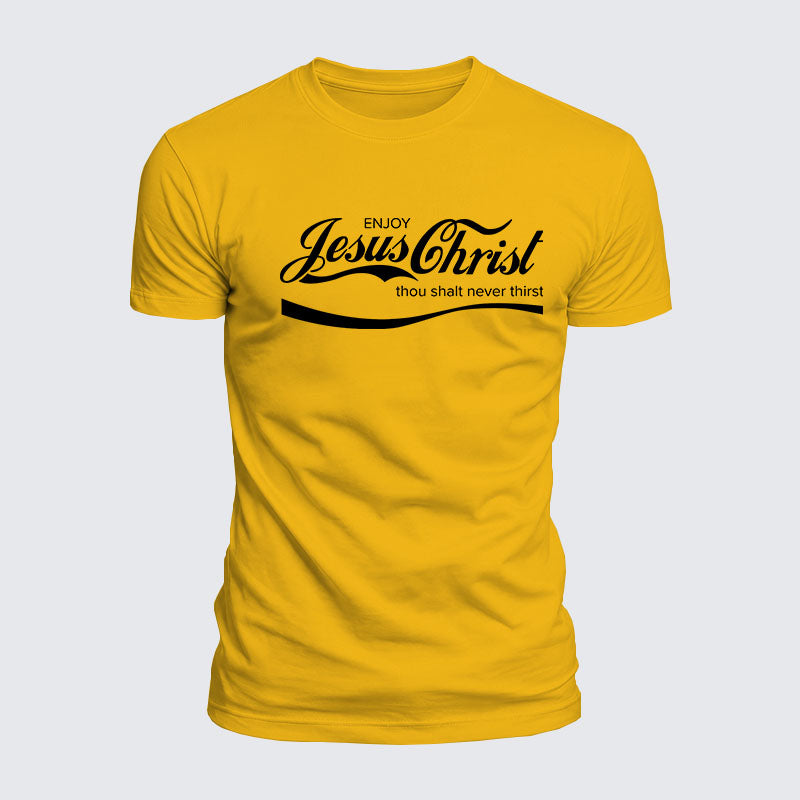 Luxe Mercerized Cotton Tee - Enjoy Jesus