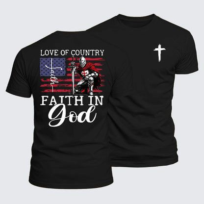Luxe Mercerized Cotton Tee - Faith In God
