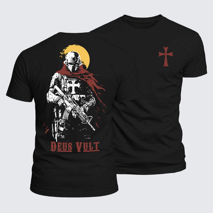 Luxe Mercerized Cotton Tee -  Deus Vult