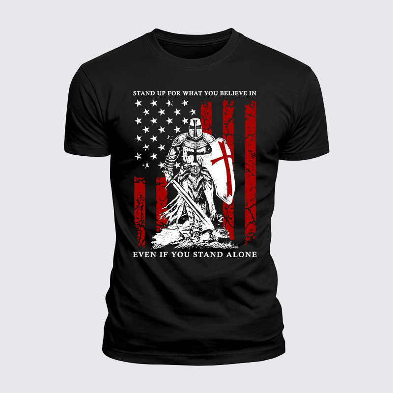 Luxe Mercerized Cotton Tee -  Stand Up For What You Believe