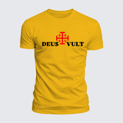 Luxe Mercerized Cotton Tee - Deus Vult