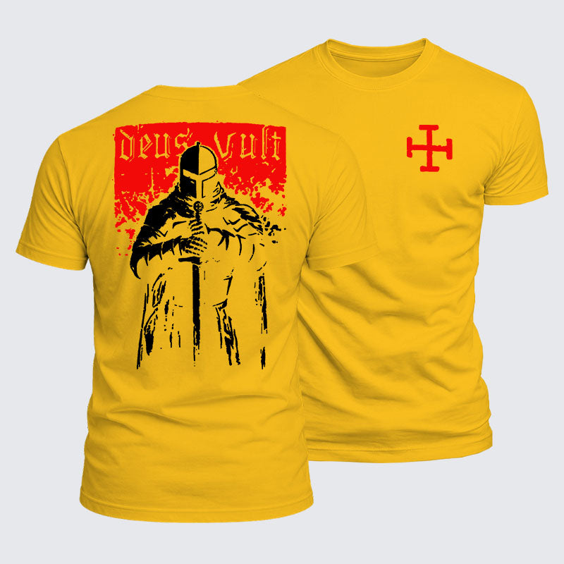 Luxe Mercerized Cotton Tee - Deus Vult