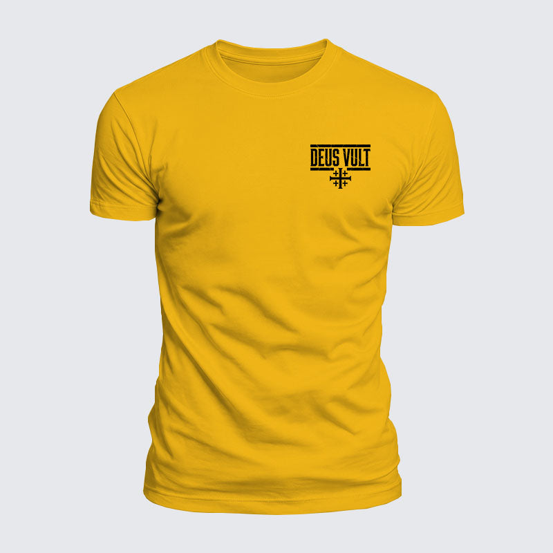 Luxe Mercerized Cotton Tee - Deus Vult
