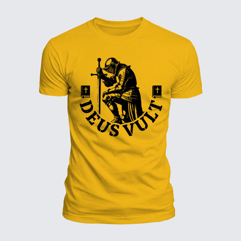 Luxe Mercerized Cotton Tee - Deus Vult