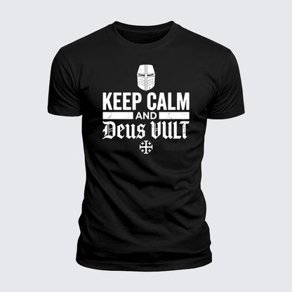 Luxe Mercerized Cotton Tee - Deus Vult