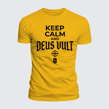 Luxe Mercerized Cotton Tee - Deus Vult