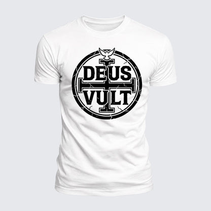 Luxe Mercerized Cotton Tee - Deus Vult
