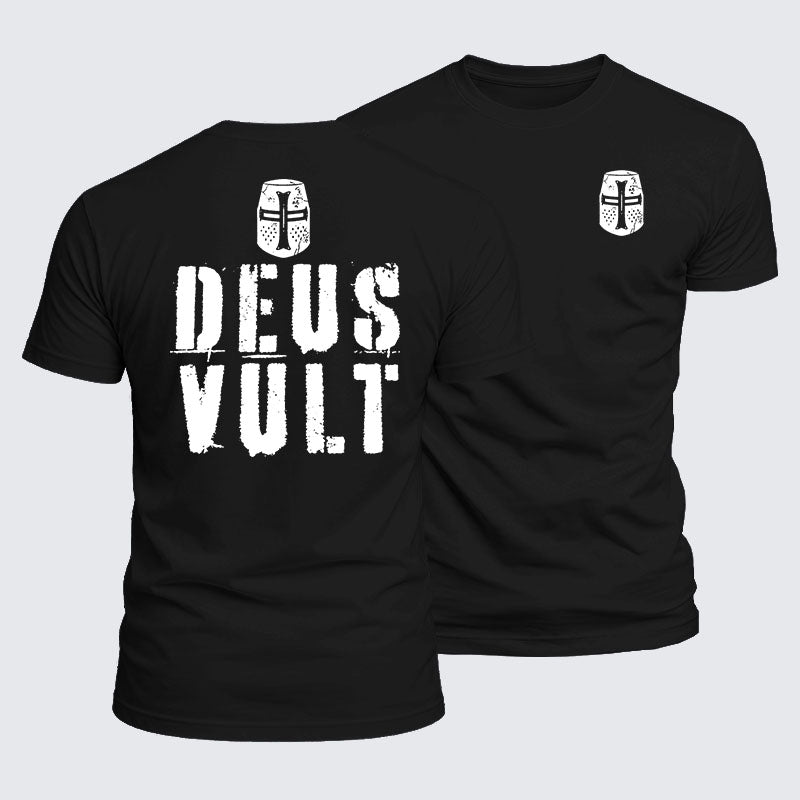 Luxe Mercerized Cotton Tee - Deus Vult