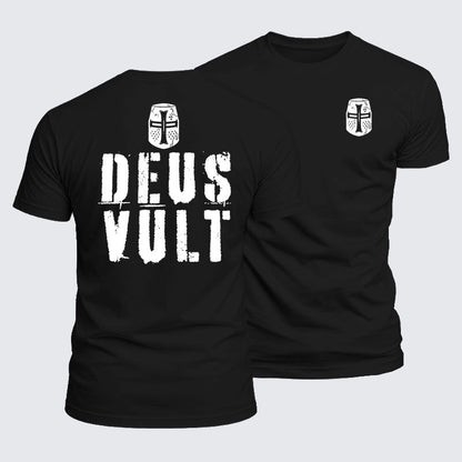 Luxe Mercerized Cotton Tee - Deus Vult