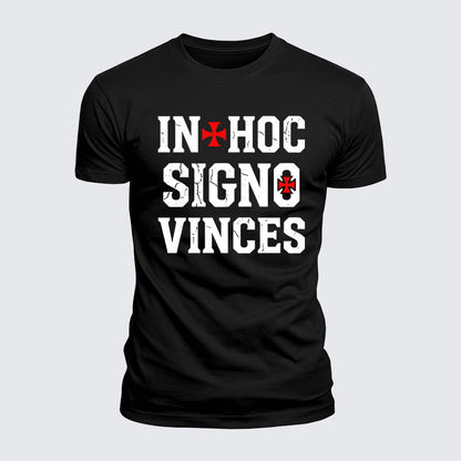 Luxe Mercerized Cotton Tee - In Hoc Signo Vinces