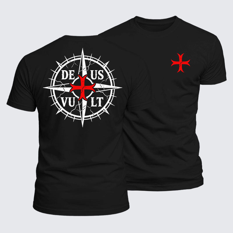 Luxe Mercerized Cotton Tee - Deus Vult