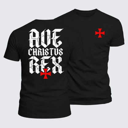Luxe Mercerized Cotton Tee - Ave Christus Rex
