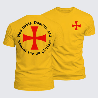 Luxe Mercerized Cotton Tee - Non Nobis, Domine
