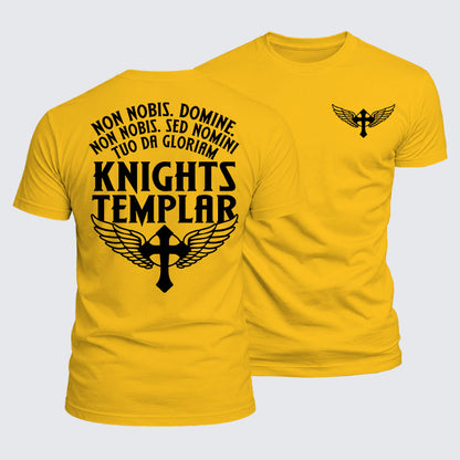 Luxe Mercerized Cotton Tee - Non Nobis Domine, Non Nobis, Sed Nomini Tuo Da Gloriam