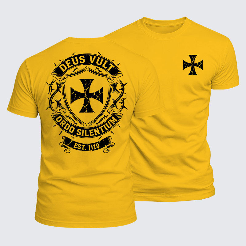 Luxe Mercerized Cotton Tee - Deus Vult