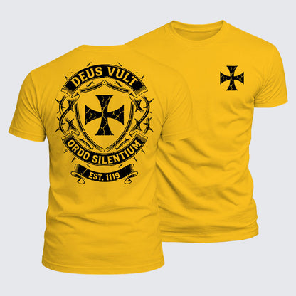 Luxe Mercerized Cotton Tee - Deus Vult