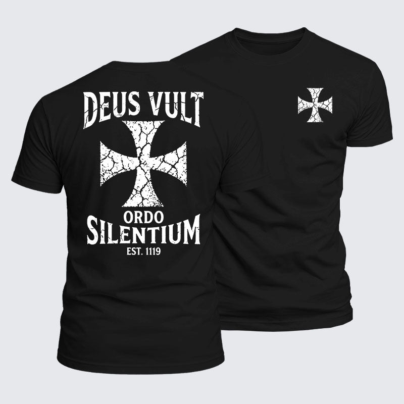 Luxe Mercerized Cotton Tee - Deus Vult