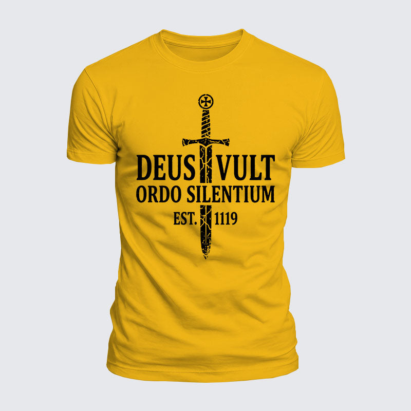 Luxe Mercerized Cotton Tee - Deus Vult