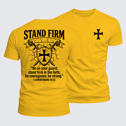Luxe Mercerized Cotton Tee - Stand Firm