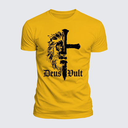 Luxe Mercerized Cotton Tee -  Deus Vult