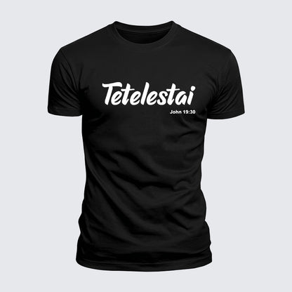 Luxe Mercerized Cotton Tee - Tetelestai John 19 : 30