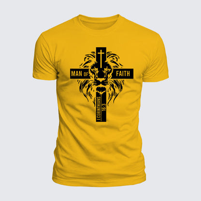 Luxe Mercerized Cotton Tee - Man of Faith