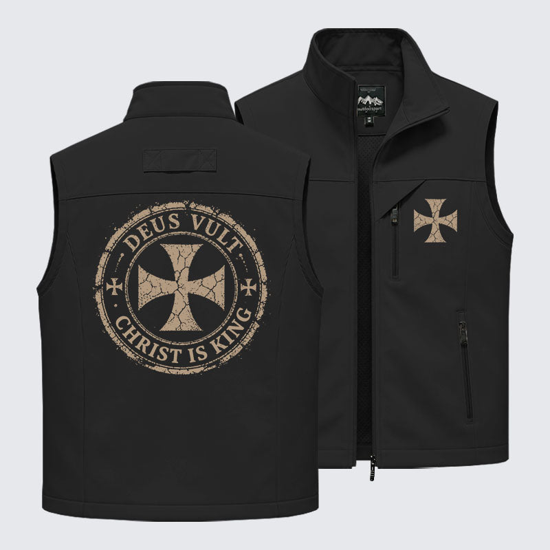 Deus Vult Christ Is King Outdoor Quick-dry Vest