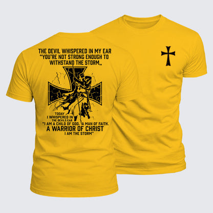 Luxe Mercerized Cotton Tee -  The Devil Whispered in My Ear