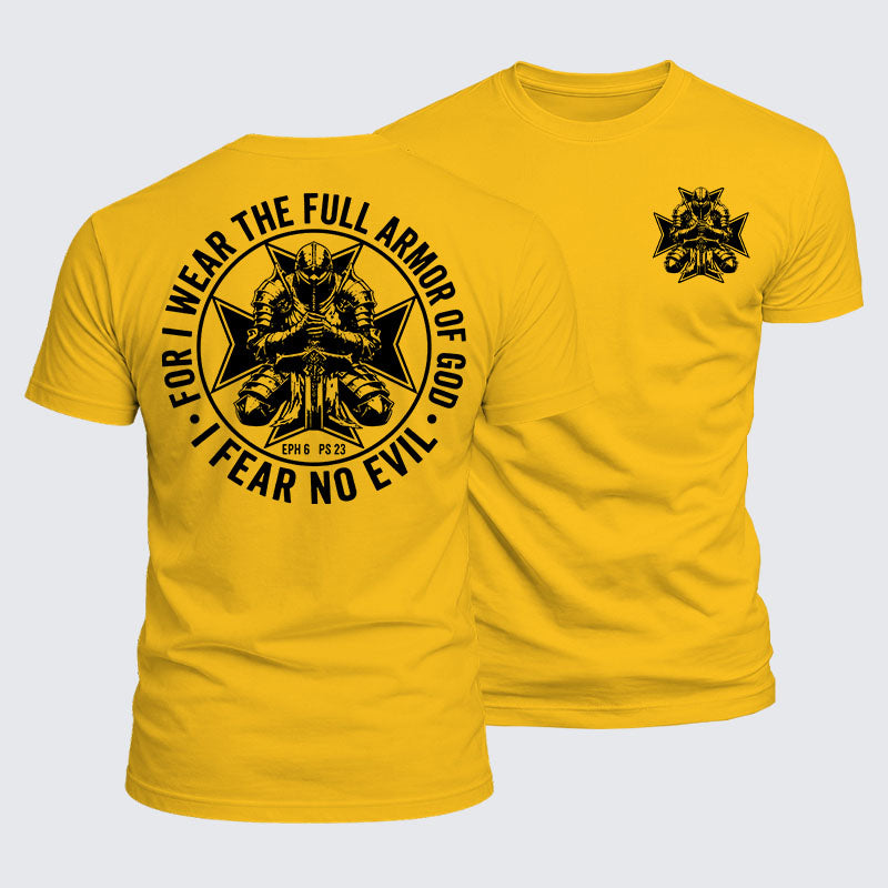 Luxe Mercerized Cotton Tee - Fear No Evil