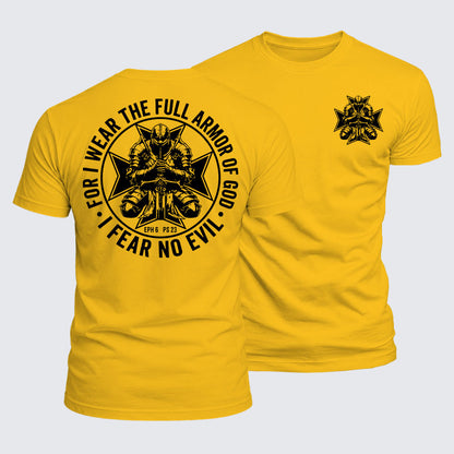 Luxe Mercerized Cotton Tee - Fear No Evil