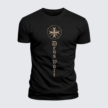 Luxe Mercerized Cotton Tee - Deus Vult