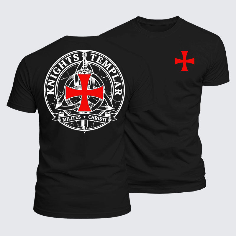Luxe Mercerized Cotton Tee - Milites Christi Knights Templar