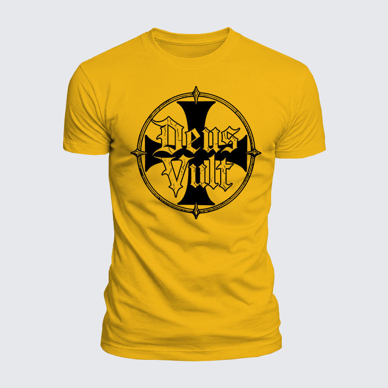 Luxe Mercerized Cotton Tee - Deus Vult