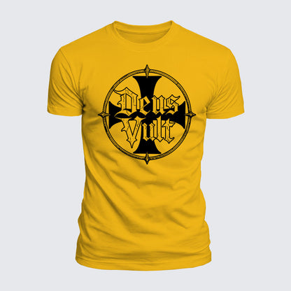 Luxe Mercerized Cotton Tee - Deus Vult