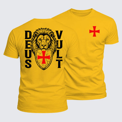Luxe Mercerized Cotton Tee - Deus Vult
