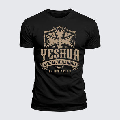Luxe Mercerized Cotton Tee -  Yeshua Name Above All Names