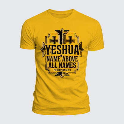 Luxe Mercerized Cotton Tee -  Yeshua Name Above All Names