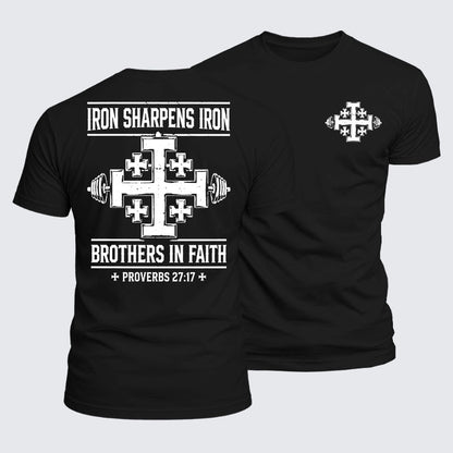 Luxe Mercerized Cotton Tee -  Iron Sharpens Brothers In Faith