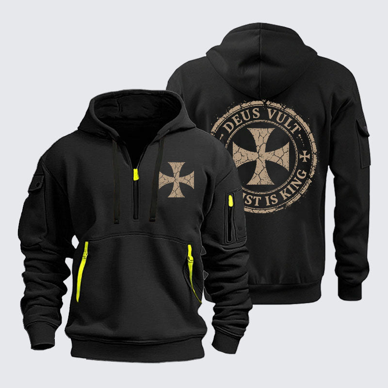 Zipper Hoodies - Deus Vult