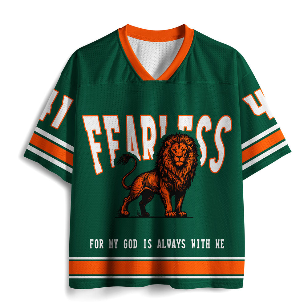 For My God Is Always With Me Christian Mesh Jersey