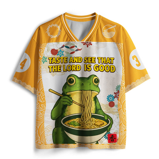 Taste And See That The Lord Is Good Christian Mesh Jersey
