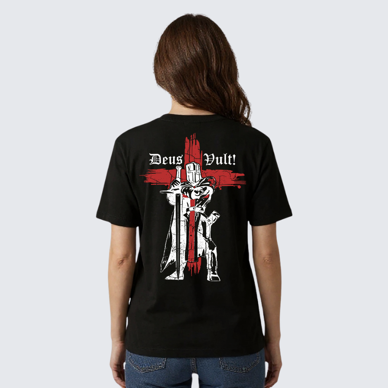 Luxe Mercerized Cotton Tee - Deus Vult Crusader
