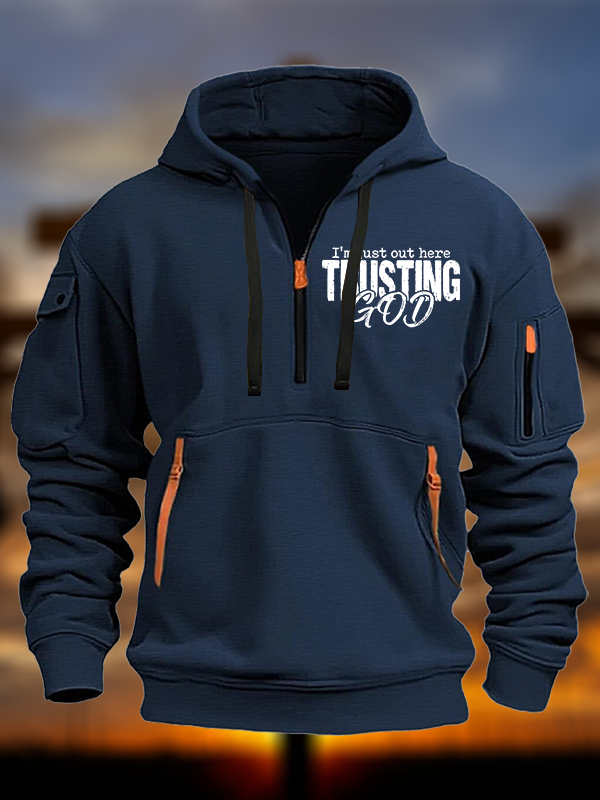 Trusting God Jesus God Christian Zipper Hoodies